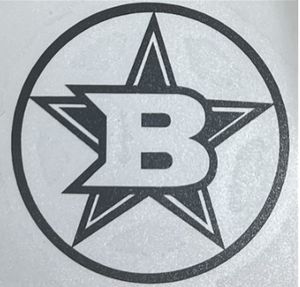 BFP B-STAR HELMET DECAL - BLACK