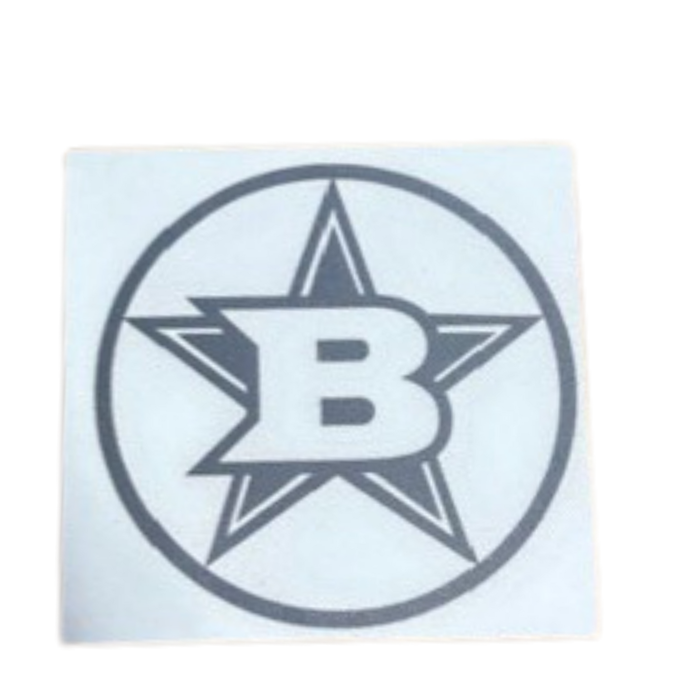 BFP B-STAR HELMET DECAL - SILVER