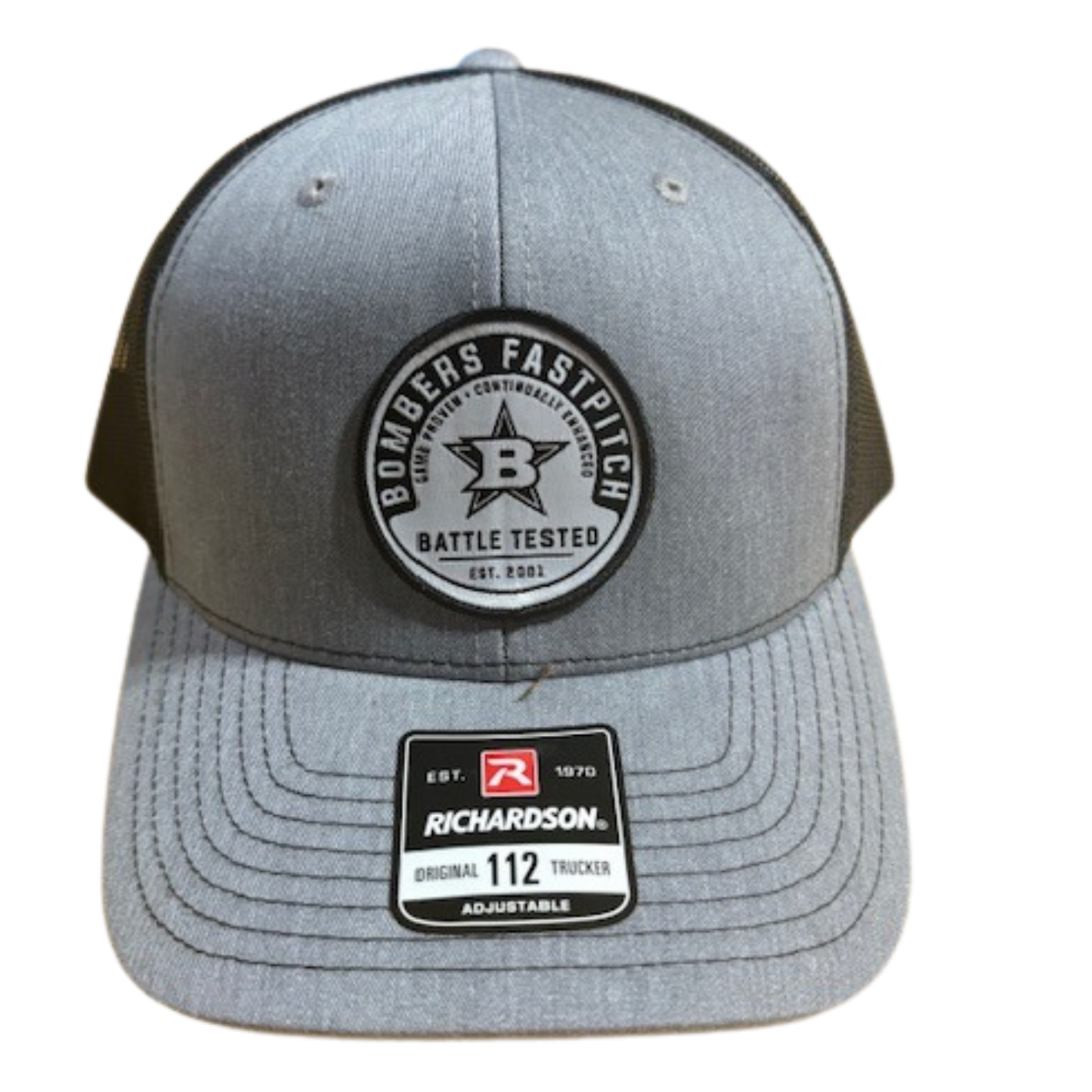 BFP HEATHER GREY/BLACK RICHARDSON - BATTLE TESTED CIRCLE PATCH