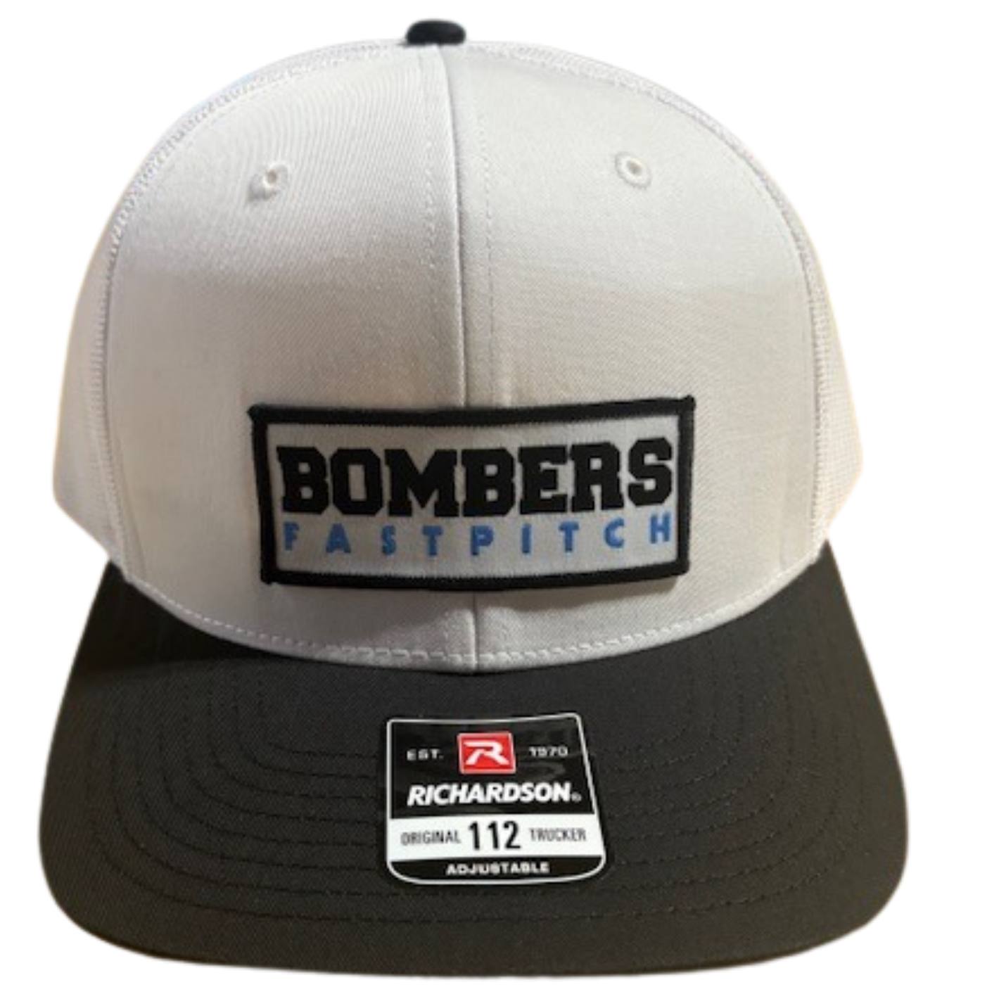 BFP WHITE/BLACK RICHARDSON - BOMBERS LABEL  PATCH