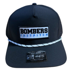 BFP 5-PANEL BLACK ROPE / BOMBER LABEL PATCH