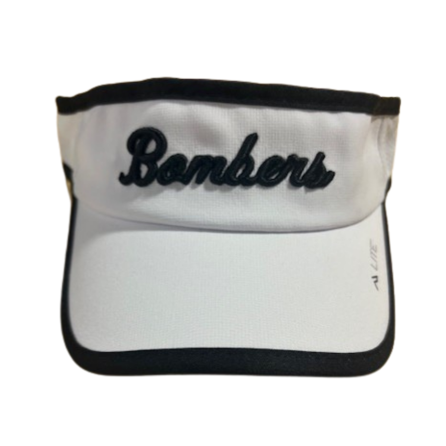 BFP WHITE SCRIPT VISOR