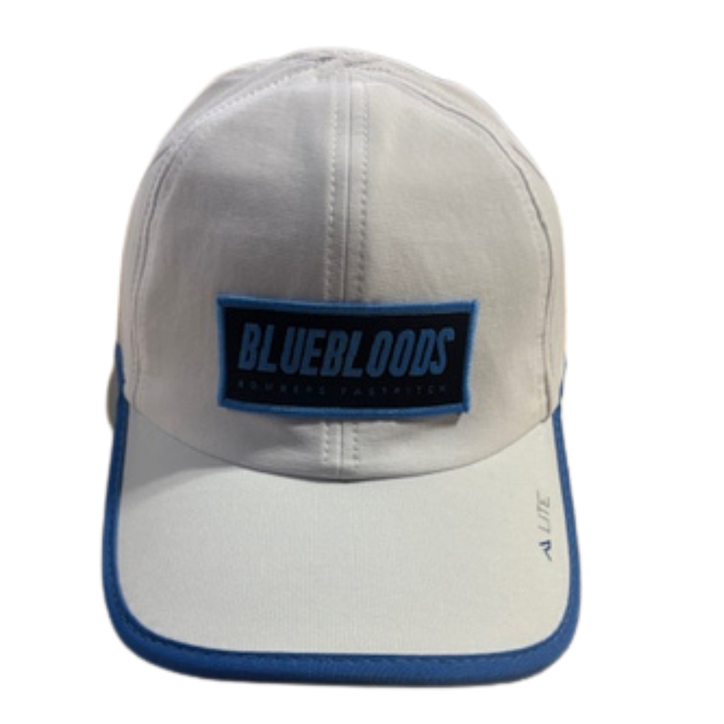 BFP LITE SERIES ACTIVE WHITE/BLUE CAP - BLUEBLOODS BLACK PATCH