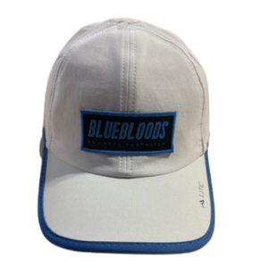 BFP LITE SERIES ACTIVE WHITE/BLUE CAP - BLUEBLOODS BLACK PATCH