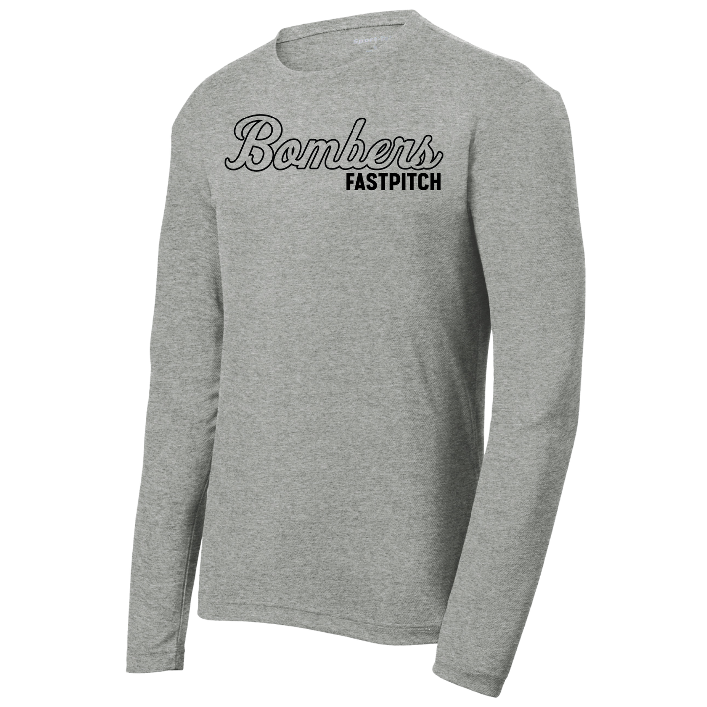 BFP RACERMESH GREY LONG SLEEVE STAGGER T-SHIRT