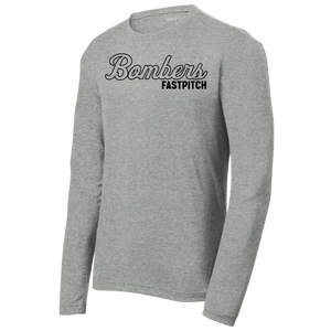 BFP RACERMESH GREY LONG SLEEVE STAGGER T-SHIRT