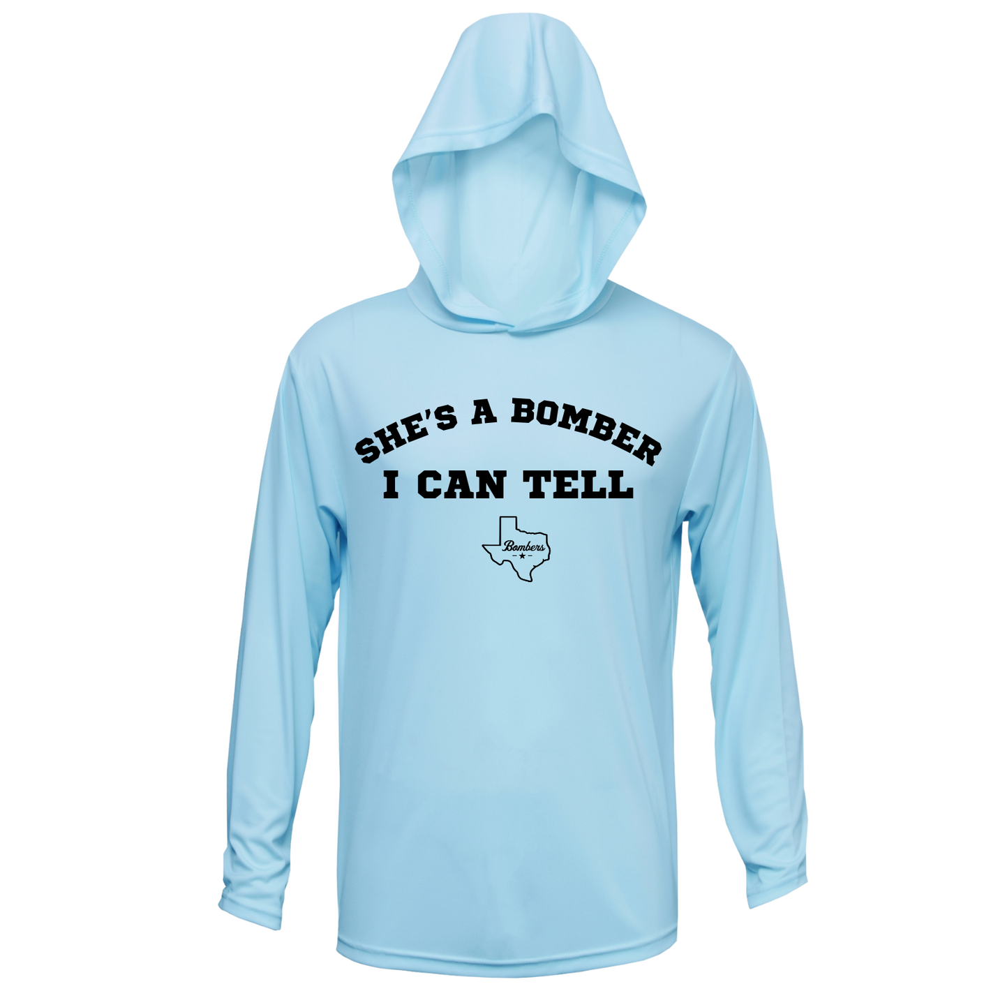 3 - BFP DRI-FIT HOODIE - SHE'S A BOMBER I CAN TELL