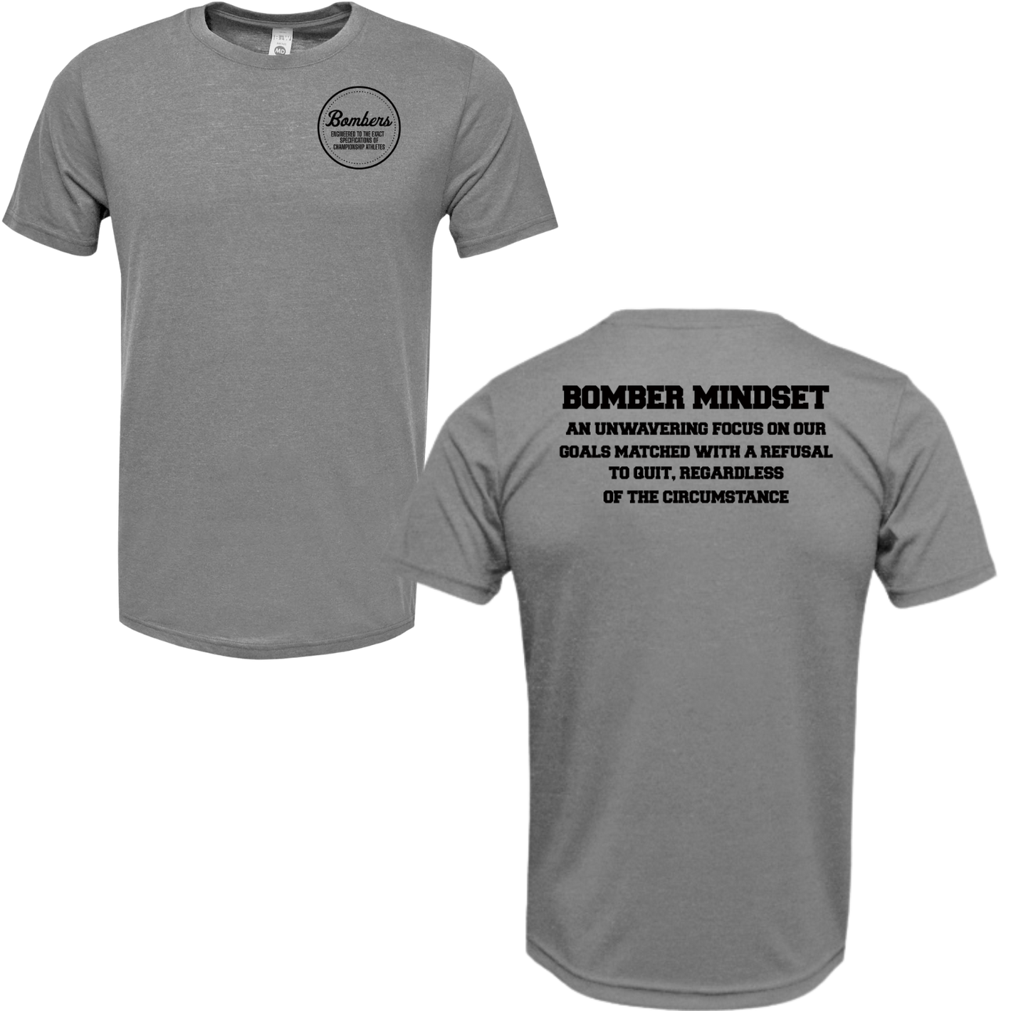 6 - BFP CIRCLE TAG / MINDSET SHORT SLEEVE POLY-BLEND