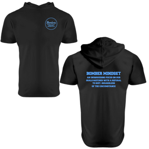 17 - BFP CIRCLE TAG / MINDSET SHORT SLEEVE DRI-FIT HOODIE