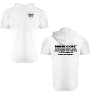 17 - BFP CIRCLE TAG / MINDSET SHORT SLEEVE DRI-FIT HOODIE