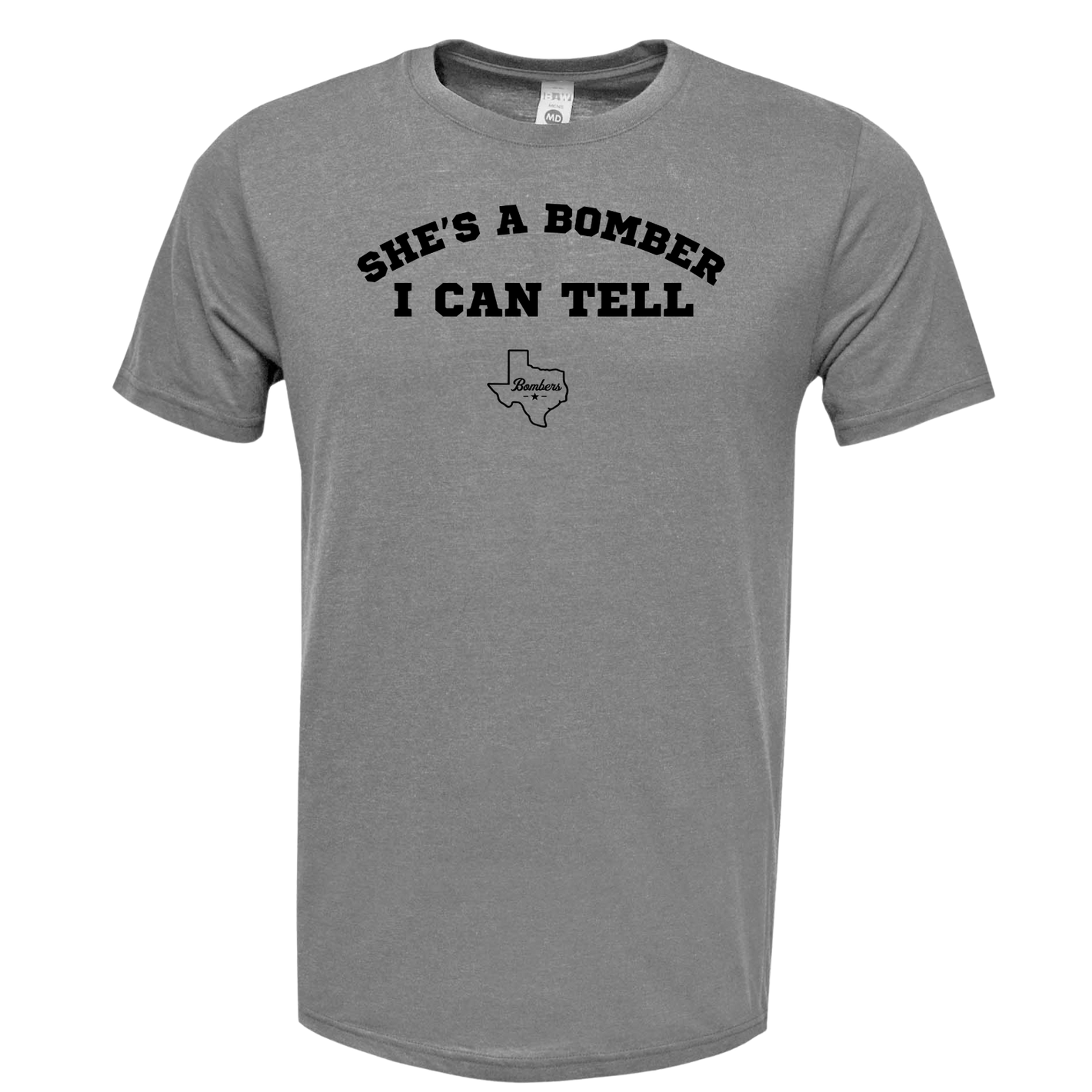 6 - BFP SHE'S A BOMBER SHORT SLEEVE POLY-BLEND