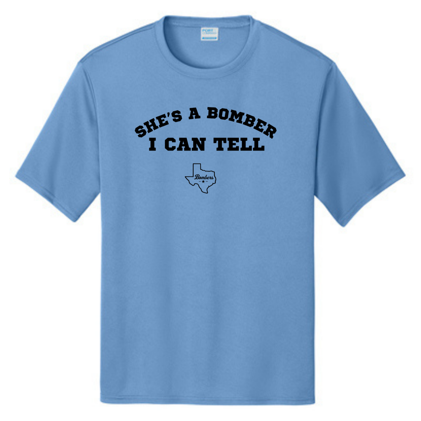 1 - BFP SHORT SLEEVE DRI-FIT SHE'S A BOMBER