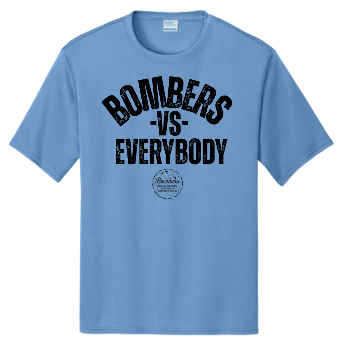 1 - BFP SHORT SLEEVE DRI-FIT BOMBERS VS EVERYBODY