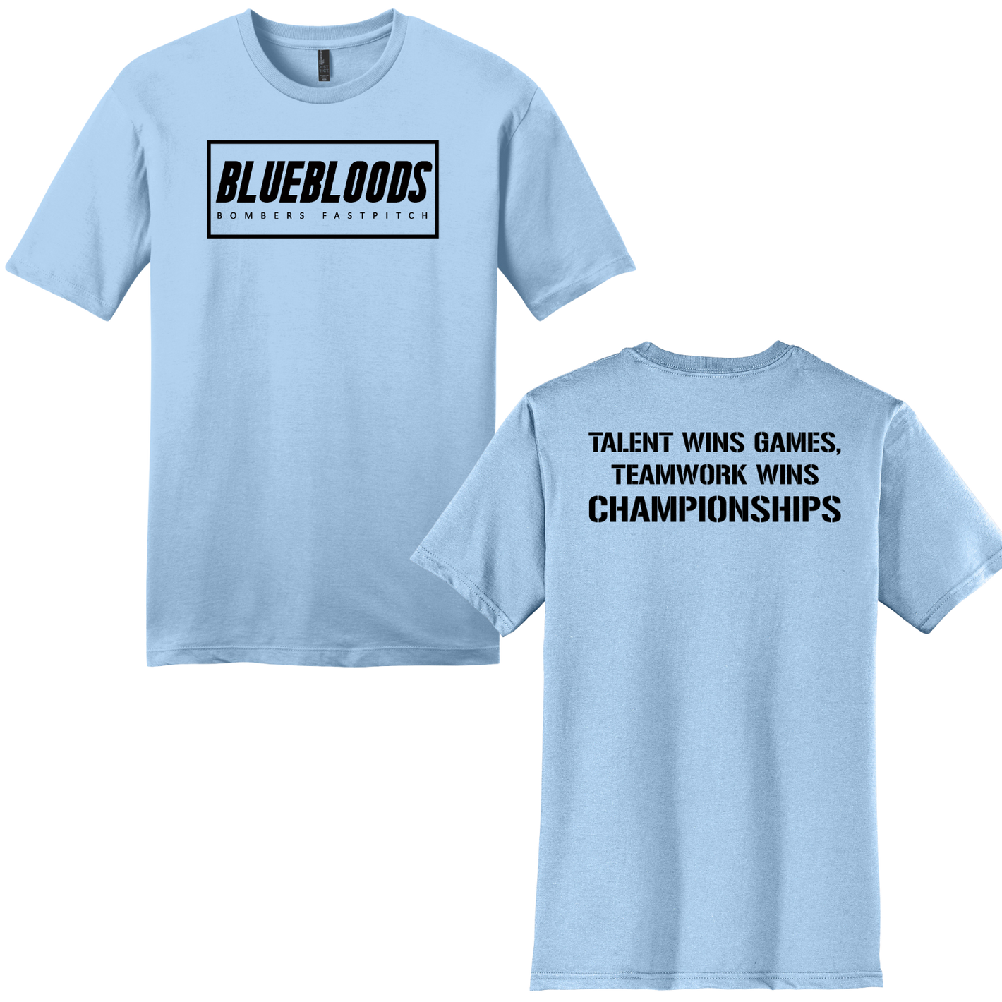 BOMBERS LABEL SHORT SLEEVE RING SPUN T-SHIRT