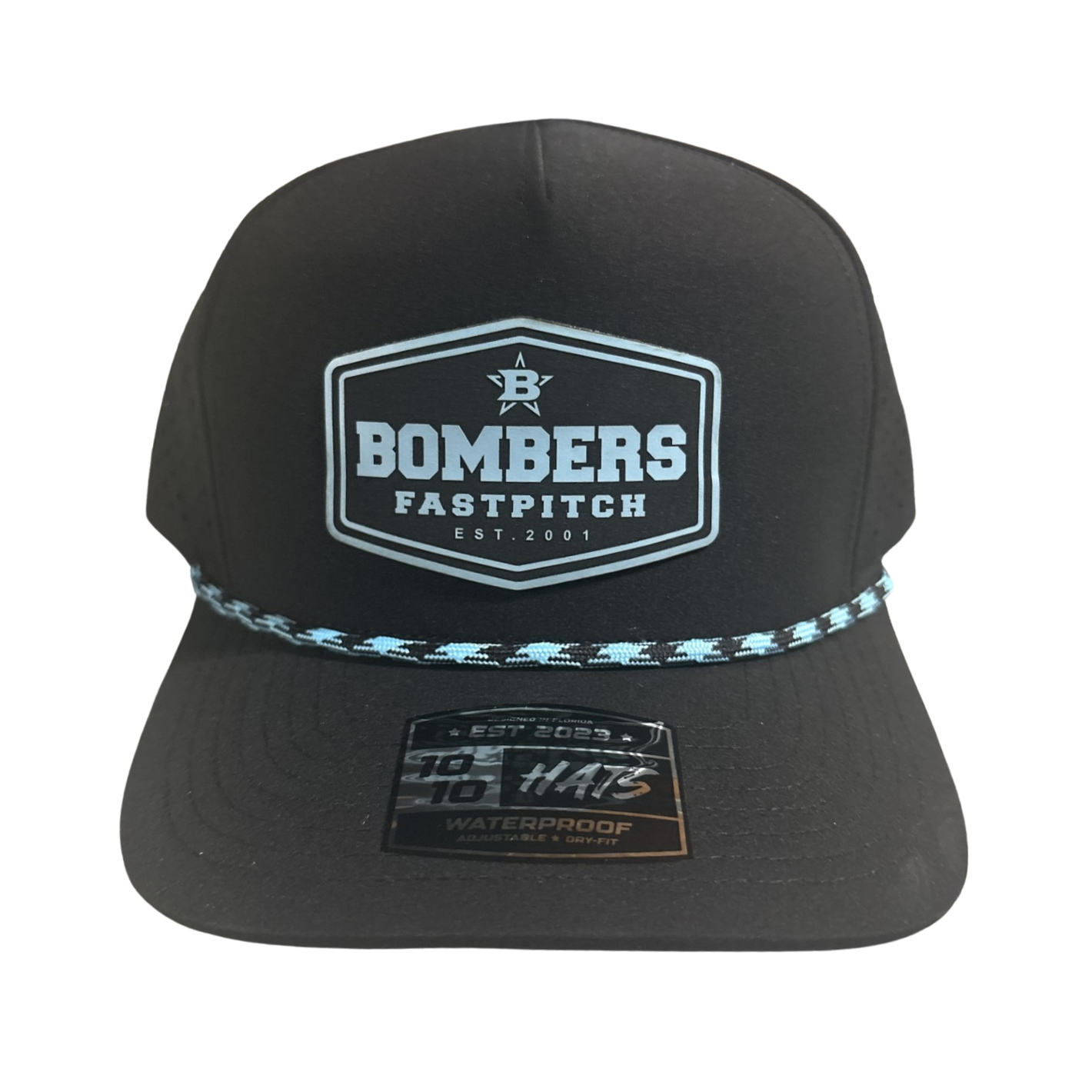 33 - BFP 5 PANEL ROPE - BLACK/HATBLUE ROPE - BLUE MAGELLAN HAT