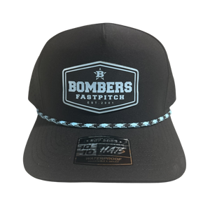 33 - BFP 5 PANEL ROPE - BLACK/HATBLUE ROPE - BLUE MAGELLAN HAT