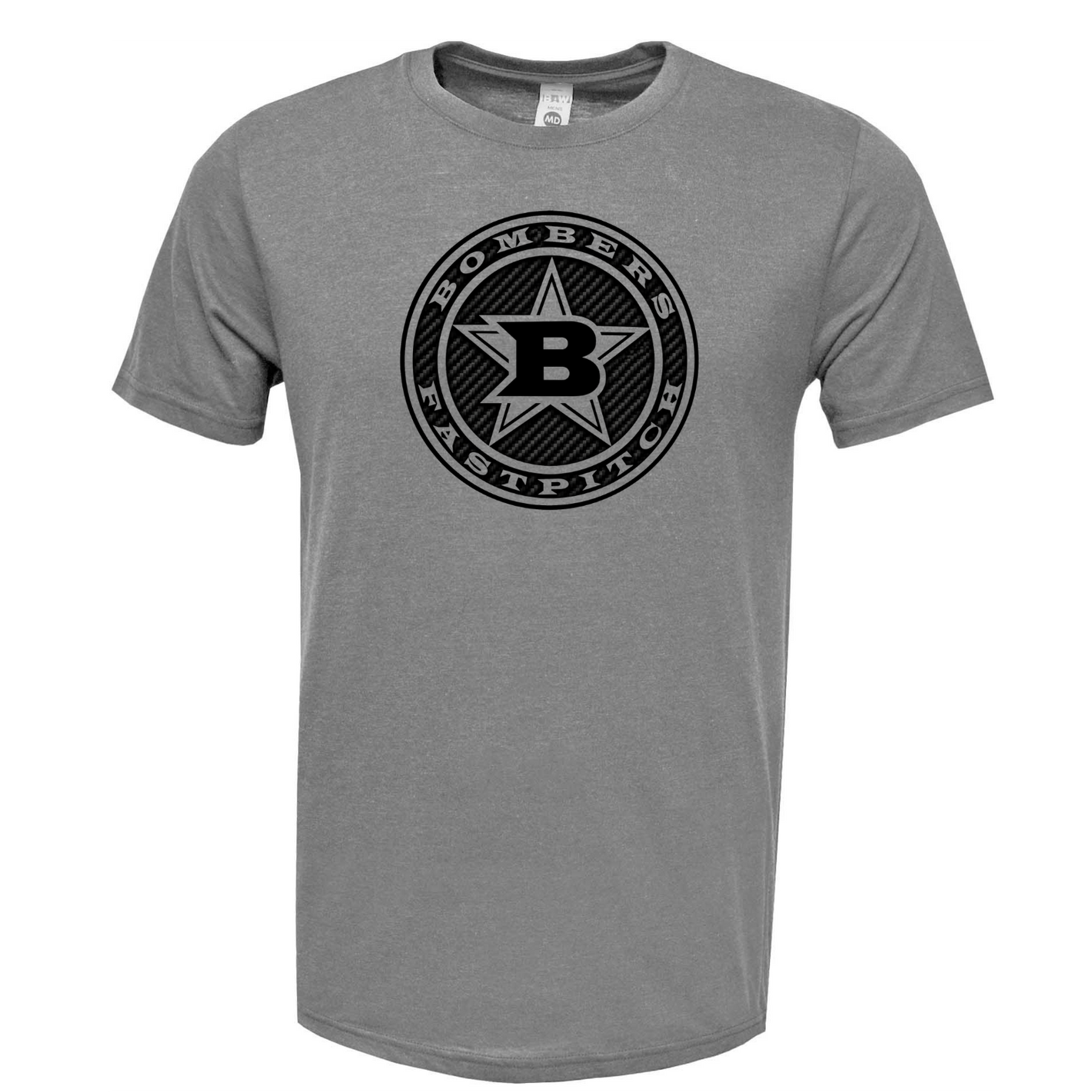 6 - CARBON FIBER CRCLE LOGO - SHORT SLEEVE POLY BLEND SHIRT