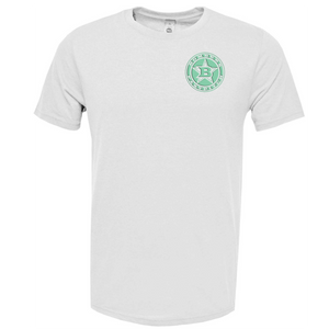 6 - EMBOSSED “LOOK” CIRCLE B - SHORT SLEEVE POLY BLEND SHIRT