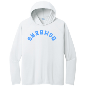 BFP WHITE COLLECTION SDRAWKCAB PERFORMANCE HOODED TEE