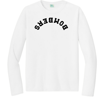 BFP WHITE COLLECTION SDRAWKCAB LONG SLEEVE DRI-FIT