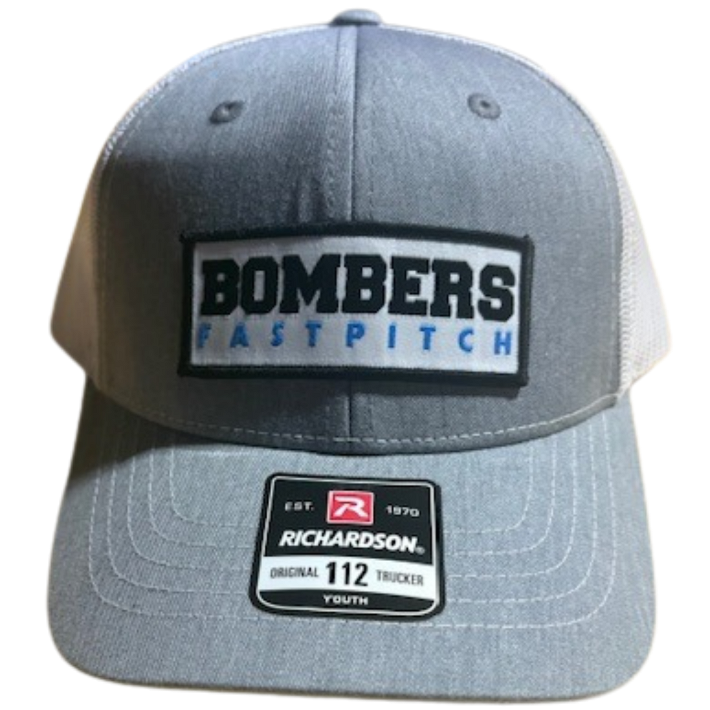 BFP GREY/WHITE RICHARDSON YOUTH - BLACK/WHITE LABEL PATCH