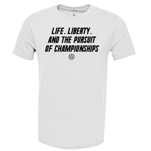 BFP SHORT SLEEVE DRI-FIT - LIFE-LIBERTY-CHAMPS LOGO