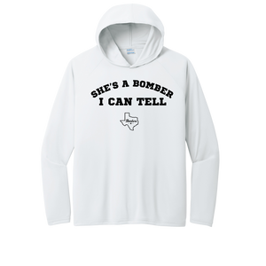 3 - BFP DRI-FIT HOODIE - SHE'S A BOMBER I CAN TELL