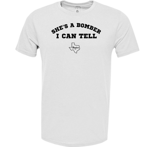 6 - BFP SHE'S A BOMBER SHORT SLEEVE POLY-BLEND