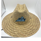 33 -  Straw Lifeguard Hat w/ Adjustable Cord - STATE LOGO
