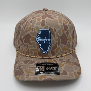 33 - BFP 5 PANEL ROPE - ILLINOIS- STATE COLLECTION HAT