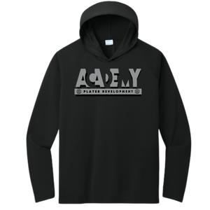 ACADEMY ZERO-EFFECT PERFORMANCE HOODED TEE