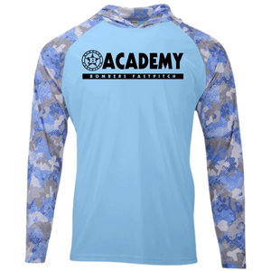 ACADEMY CAMO TORTUGA PERFORMANCE HOODED T-SHIRT - ACAD LABEL