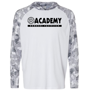 ACADEMY CAMO TORTUGA PERFORMANCE HOODED T-SHIRT - ACAD LABEL