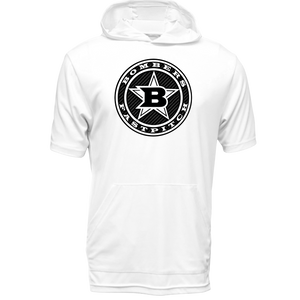 17 - CARBON FIBER CIRCLE B SHORT SLEEVE DRI-FIT HOODIE