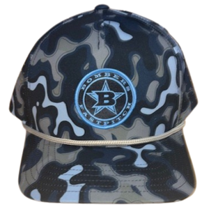 BFP SHARKSKIN BLUE CAMO / BLUE CIRCLE PATCH