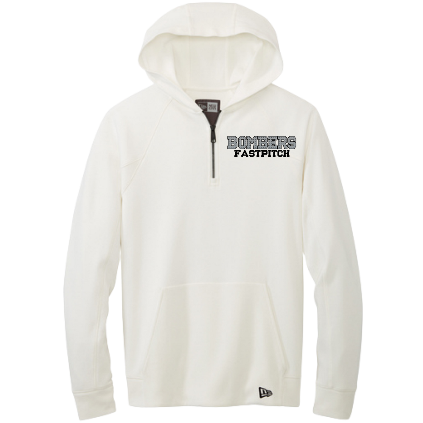 BFP NEW ERA 1/4 ZIP HOODIE - SMALL PIN DOT