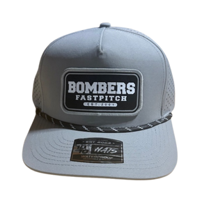 BFP 5-Panel Grey Rope / Black Patch Hat