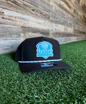 BFP 5-PANEL BLACK ROPE - BLUE ACADEMY HAT