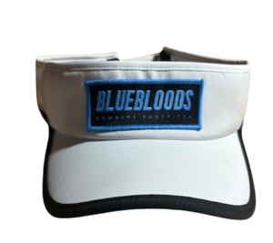 BFP WHITE BLUEBLOODS BLK/BLUE Visor